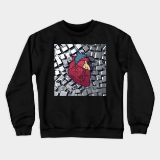 Fractured Heart Crewneck Sweatshirt